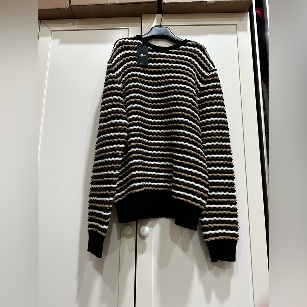 7 for all mankind men crewneck knit
